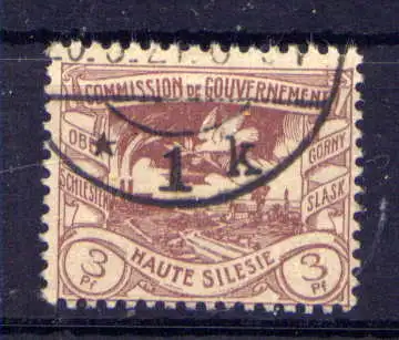 (034) Oberschlesien Nr.14                         O  gestempelt