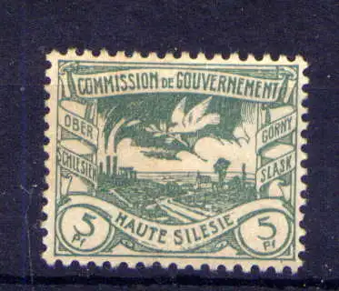 (037) Oberschlesien Nr.15                         * ungebraucht             