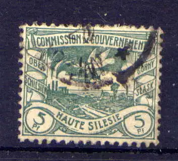 (038) Oberschlesien Nr.15                         O  gestempelt