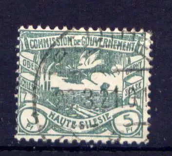 (039) Oberschlesien Nr.15                         O  gestempelt
