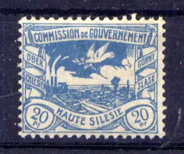 (052) Oberschlesien Nr.18                         * ungebraucht             