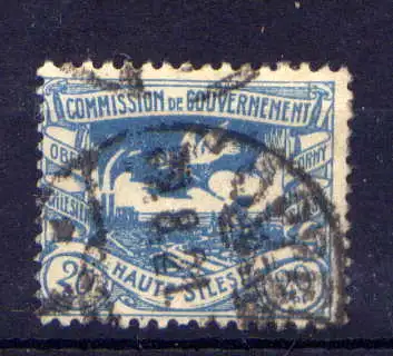 (056) Oberschlesien Nr.18                         O  gestempelt