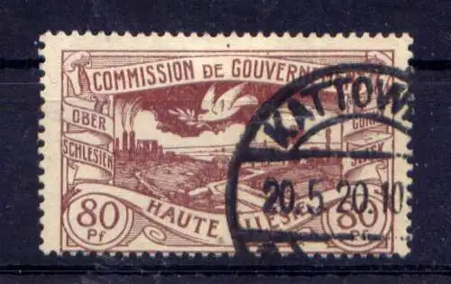 (077) Oberschlesien Nr.25                         O  gestempelt