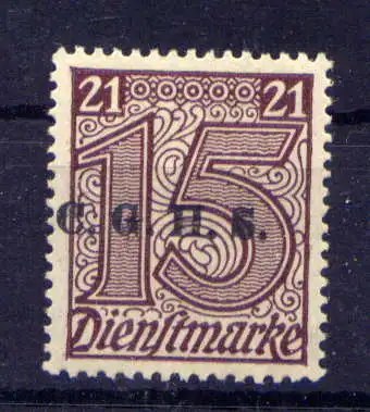 (095) Oberschlesien Dienst Nr.3                          **  postfrisch