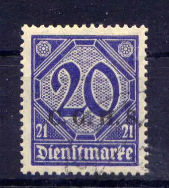 (096) Oberschlesien Dienst Nr.4                          **  postfrisch