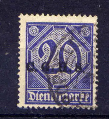 (099) Oberschlesien Dienst Nr.11                          O  gestempelt