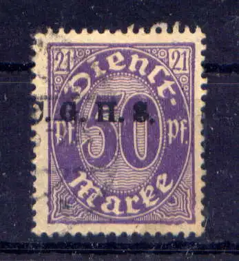 (106) Oberschlesien Dienst Nr.14                          O  gestempelt