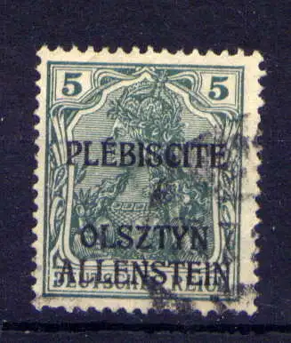 (011) Allenstein Nr.1                         O  gestempelt