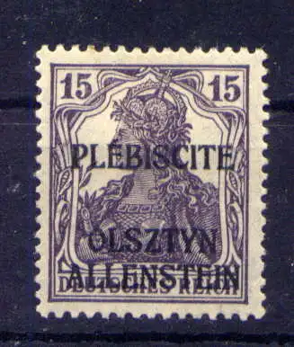 (014) Allenstein Nr.3                         *  ungebraucht