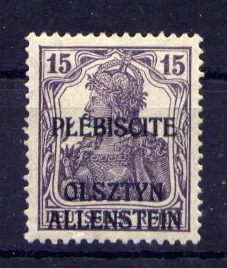 (015) Allenstein Nr.3                         *  ungebraucht