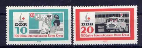 (33095) DDR Nr.956/7                           **  postfrisch