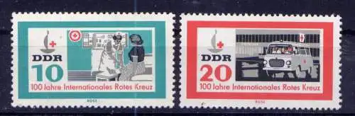 (33096) DDR Nr.956/7                           **  postfrisch