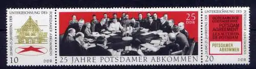 (33155) DDR Nr.1598/1600 Streifen                           **  postfrisch