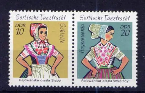 (33173) DDR Nr.1723/4 Paar                           **  postfrisch