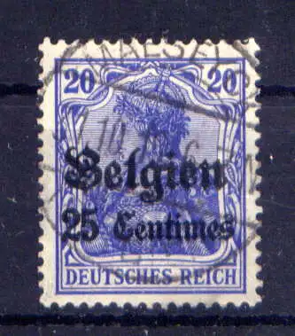 (050) Post in Belgien Nr.4        O  gestempelt