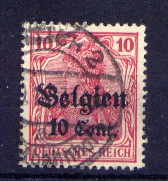 (063) Post in Belgien Nr.14        O  gestempelt