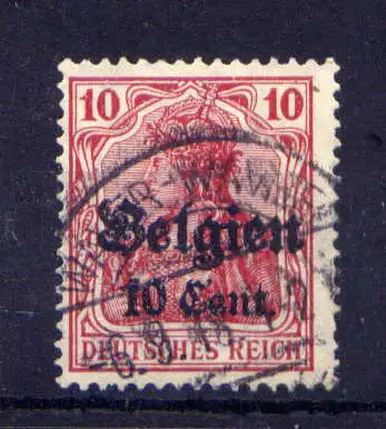 (064) Post in Belgien Nr.14        O  gestempelt