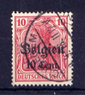 (065) Post in Belgien Nr.14        O  gestempelt