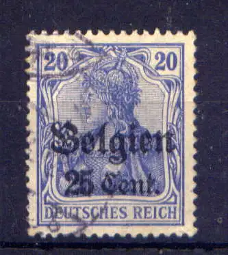 (074) Post in Belgien Nr.18        O  gestempelt