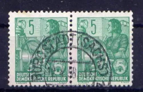 (33345) DDR Nr.577 A Paar                    O  gestempelt