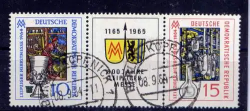 (33392) DDR Nr.1052/3 Streifen                     O  gestempelt