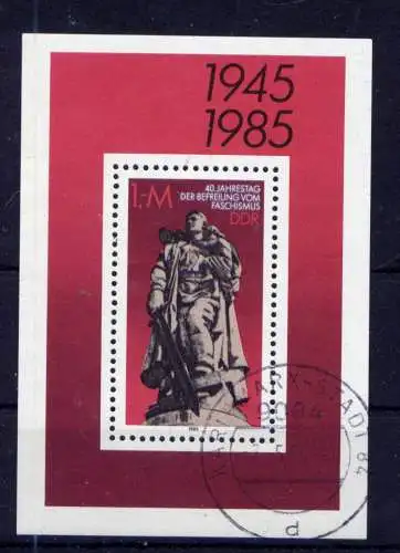 (33405) DDR Nr.2945 Block 82                     O  gestempelt