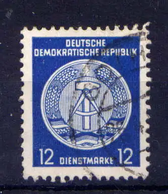 (33443) DDR Dienst Nr.20                        O  gestempelt