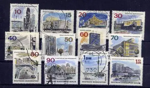 (3089) Berlin West Nr.254/65                 O  gestempelt