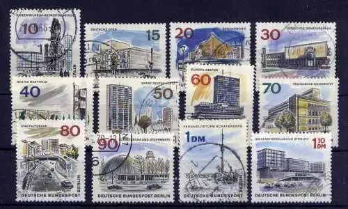 (3090) Berlin West Nr.254/65                 O  gestempelt