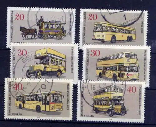 (3149) Berlin West Nr.446/51                 O  gestempelt