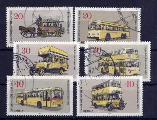 (3150) Berlin West Nr.446/51                 O  gestempelt