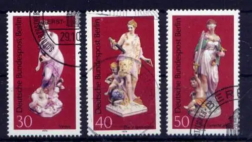 (3167) Berlin West Nr.478/80                 O  gestempelt