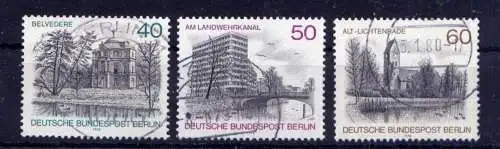 (3220) Berlin West Nr.578/80                 O  gestempelt