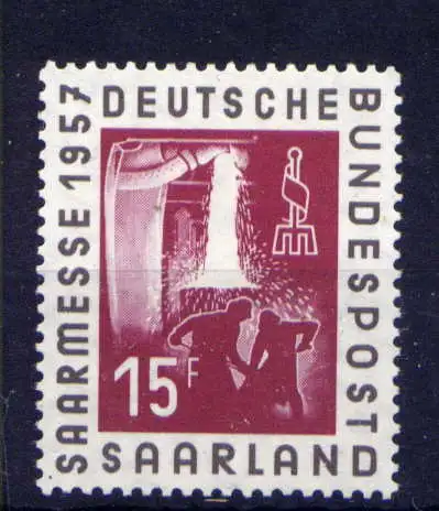 (356) Saarland Nr.400                  **  postfrisch
