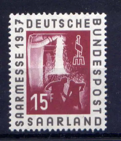 (358) Saarland Nr.400                  **  postfrisch