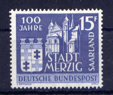 (361) Saarland Nr.401                  **  postfrisch