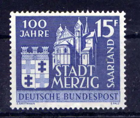 (363) Saarland Nr.401                  **  postfrisch