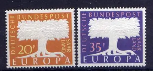 (365) Saarland Nr.402/3                  **  postfrisch