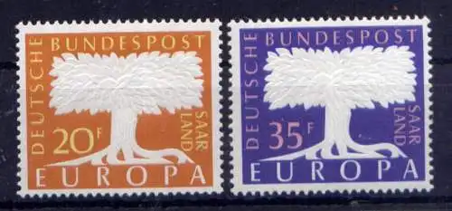 (366) Saarland Nr.402/3                  **  postfrisch