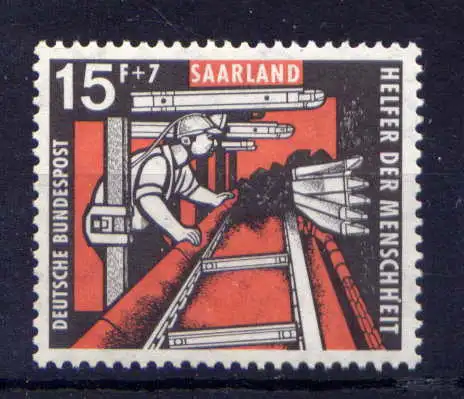 (369) Saarland Nr.406                  **  postfrisch