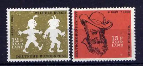 (377) Saarland Nr.429/30                  **  postfrisch