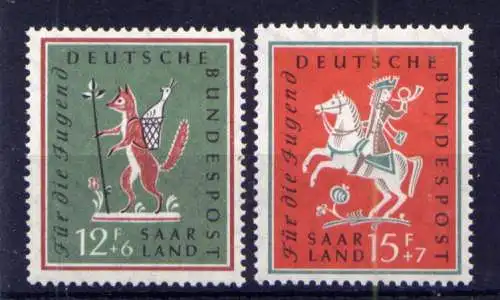 (386) Saarland Nr.433/4                  **  postfrisch