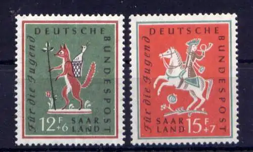 (389) Saarland Nr.433/4                  **  postfrisch