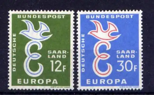 (402) Saarland Nr.439/40                  **  postfrisch