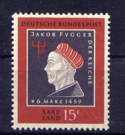 (407) Saarland Nr.445                  **  postfrisch