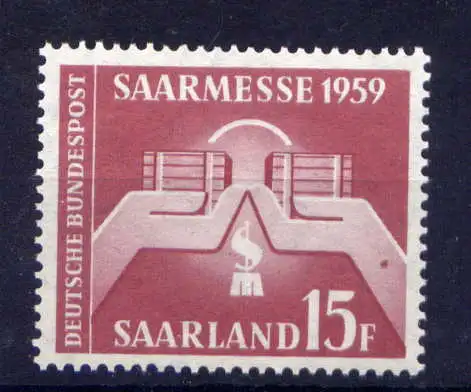 (413) Saarland Nr.447                  **  postfrisch
