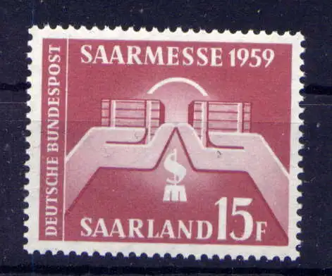 (414) Saarland Nr.447                  **  postfrisch