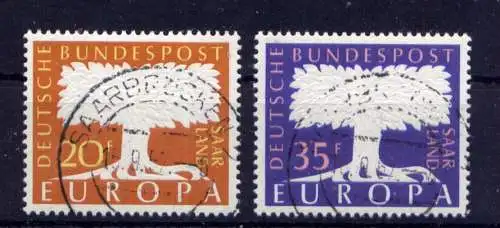 (424) Saarland Nr.402/3                  O  gestempelt