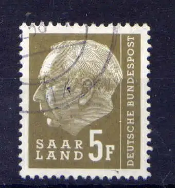 (433) Saarland Nr.411                  O  gestempelt