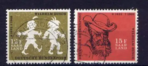 (447) Saarland Nr.429/30                  O  gestempelt